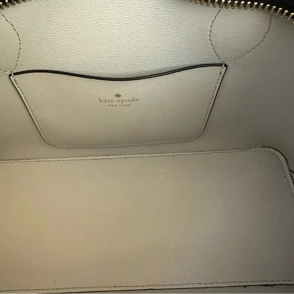 Kate Spade Darcy Small Black Leather Satchel Bag - Picture 12 of 15